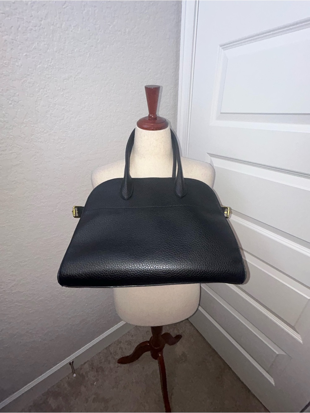 Myztique Pebbled Top Handle Tote Purse Handbag